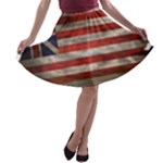 make america great britain again A-line Skater Skirt