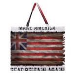 make america great britain again Zipper Large Tote Bag