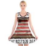 make america great britain again V-Neck Sleeveless Dress