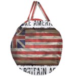 make america great britain again Giant Round Zipper Tote