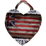 make america great britain again Giant Heart Shaped Tote