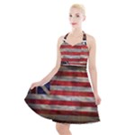 make america great britain again Halter Party Swing Dress 