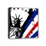 Statue of Liberty Mini Canvas 4  x 4  (Stretched)