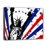 Statue of Liberty Canvas 14  x 11  (Stretched)