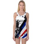 Statue of Liberty One Piece Boyleg Swimsuit