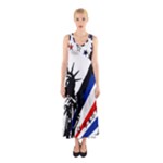 Statue of Liberty Sleeveless Maxi Dress