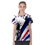 Statue of Liberty Women s Sport Mesh Tee