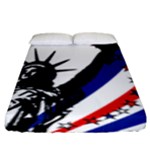 Statue of Liberty Fitted Sheet (King Size)