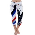 Statue of Liberty Capri Winter Leggings 