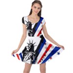 Statue of Liberty Cap Sleeve Dress