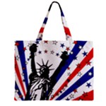 Statue of Liberty Zipper Mini Tote Bag