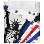 Statue of Liberty Duvet Cover Double Side (California King Size)