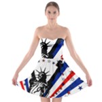 Statue of Liberty Strapless Bra Top Dress