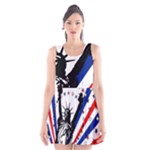 Statue of Liberty Scoop Neck Skater Dress