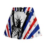 Statue of Liberty Mini Flare Skirt