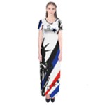 Statue of Liberty Short Sleeve Maxi Dress