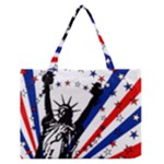 Statue of Liberty Zipper Medium Tote Bag