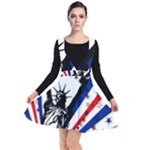 Statue of Liberty Plunge Pinafore Dress