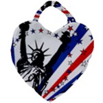 Statue of Liberty Giant Heart Shaped Tote