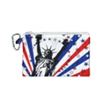 Statue of Liberty Canvas Cosmetic Bag (Small)