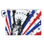 Statue of Liberty Canvas Cosmetic Bag (XL)