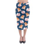 Betta Fish Midi Pencil Skirt