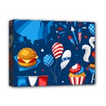 Usa 4th July America Independence Day Deluxe Canvas 16  x 12  (Stretched) 