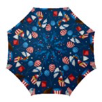 Usa 4th July America Independence Day Golf Umbrella