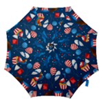 Usa 4th July America Independence Day Hook Handle Umbrella (Medium)