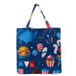 Usa 4th July America Independence Day Grocery Tote Bag