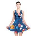 Usa 4th July America Independence Day Reversible Skater Dress