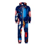 Usa 4th July America Independence Day Hooded Jumpsuit (Kids)