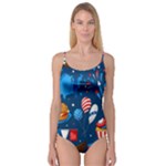 Usa 4th July America Independence Day Camisole Leotard 