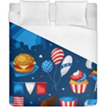 Usa 4th July America Independence Day Duvet Cover (California King Size)