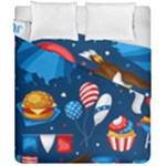 Usa 4th July America Independence Day Duvet Cover Double Side (California King Size)