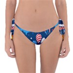 Usa 4th July America Independence Day Reversible Bikini Bottom