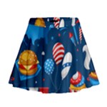 Usa 4th July America Independence Day Mini Flare Skirt