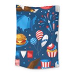 Usa 4th July America Independence Day Small Tapestry