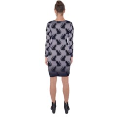 Asymmetric Cut-Out Shift Dress 