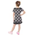 Kids  Short Sleeve Velvet Dress 