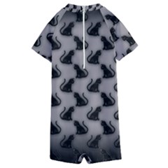 Kids  Boyleg Half Suit Swimwear 