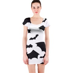 Short Sleeve Bodycon Dress Front