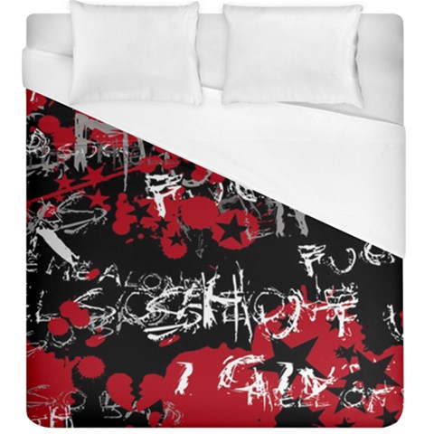 Emo Graffiti Duvet Cover (King Size) from ArtsNow.com