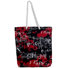 Full Print Rope Handle Tote (Large) 