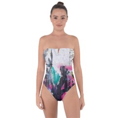 Tie Back One Piece Swimsuit 