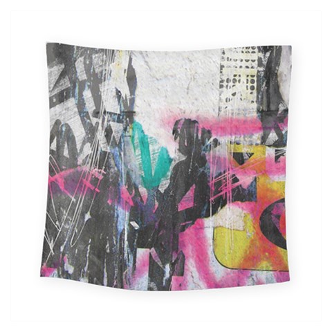 Graffiti Grunge Square Tapestry (Small) from ArtsNow.com