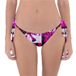 Pink Checker Graffiti Reversible Bikini Bottom