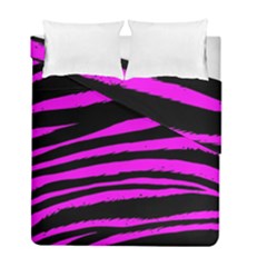 Pink Zebra Duvet Cover Double Side (Full/ Double Size) from ArtsNow.com