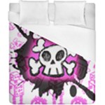 Cartoon Skull Duvet Cover (California King Size)