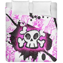 Cartoon Skull Duvet Cover Double Side (California King Size) from ArtsNow.com